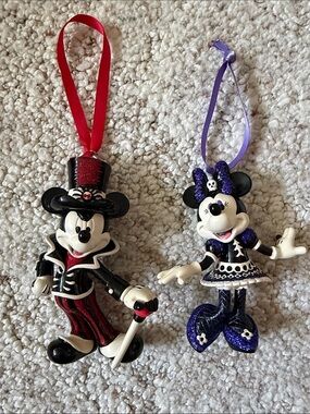 Mickey & Minnie Halloween Ornaments